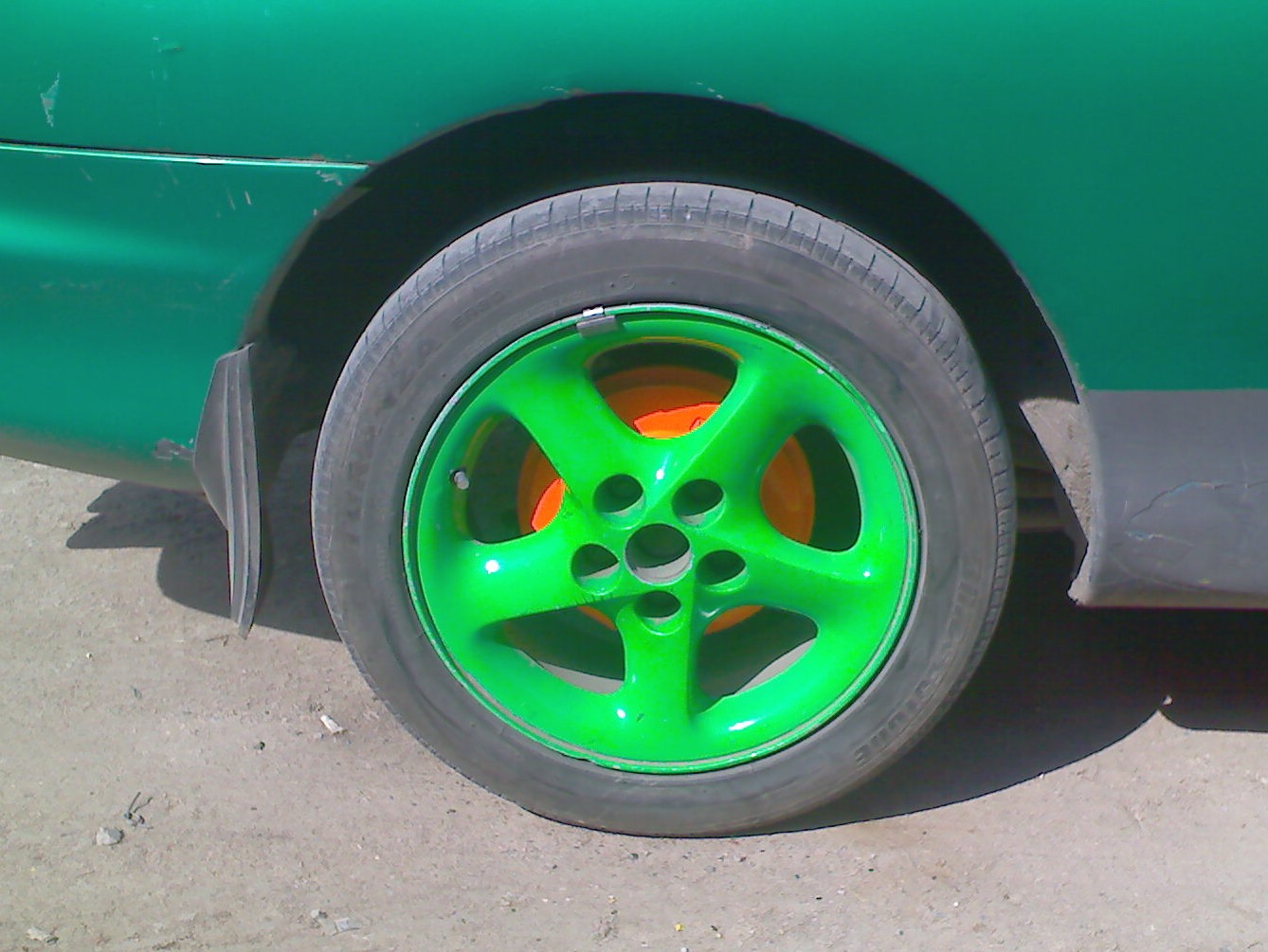 Зеленые колеса