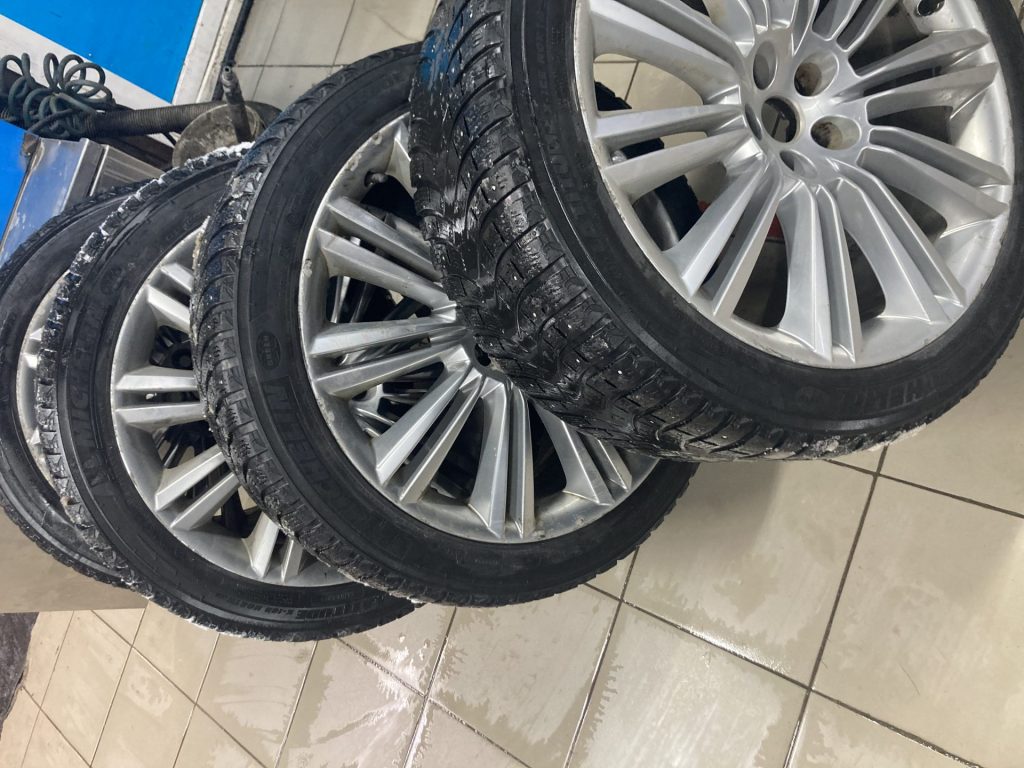 Покраска дисков Jaguar XJ в чёрный сатин, фото 9