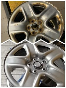Покраска штампованных дисков Toyota RAV4, фото 1