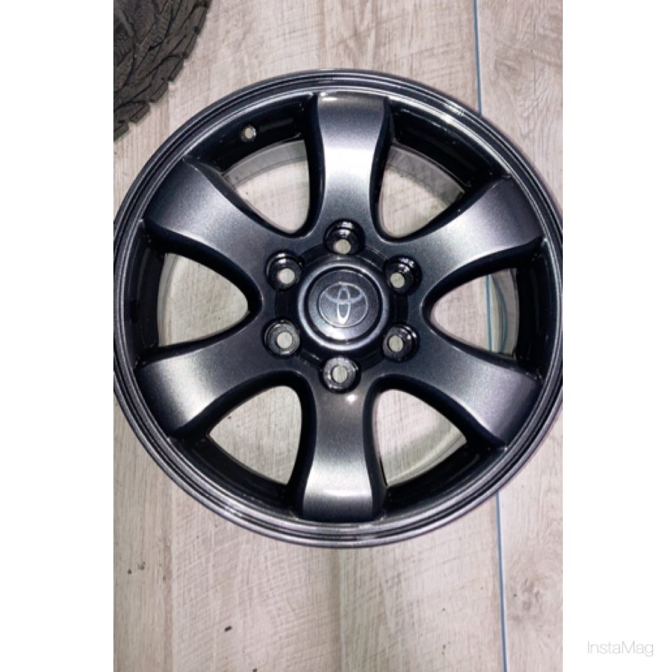 Покраска дисков Toyota Prado и колпаков в цвет, фото 2