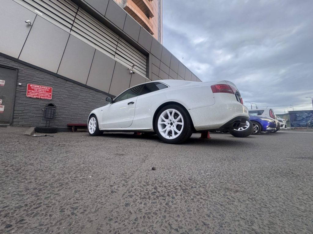 Покраска дисков Audi в белый глянец, фото 8